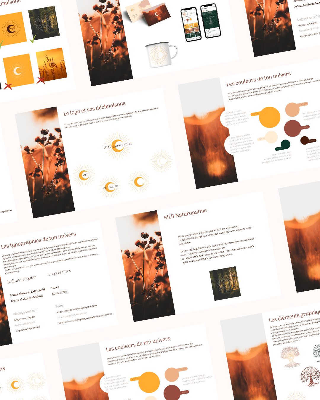 MLB Naturopathie - identité visuelle