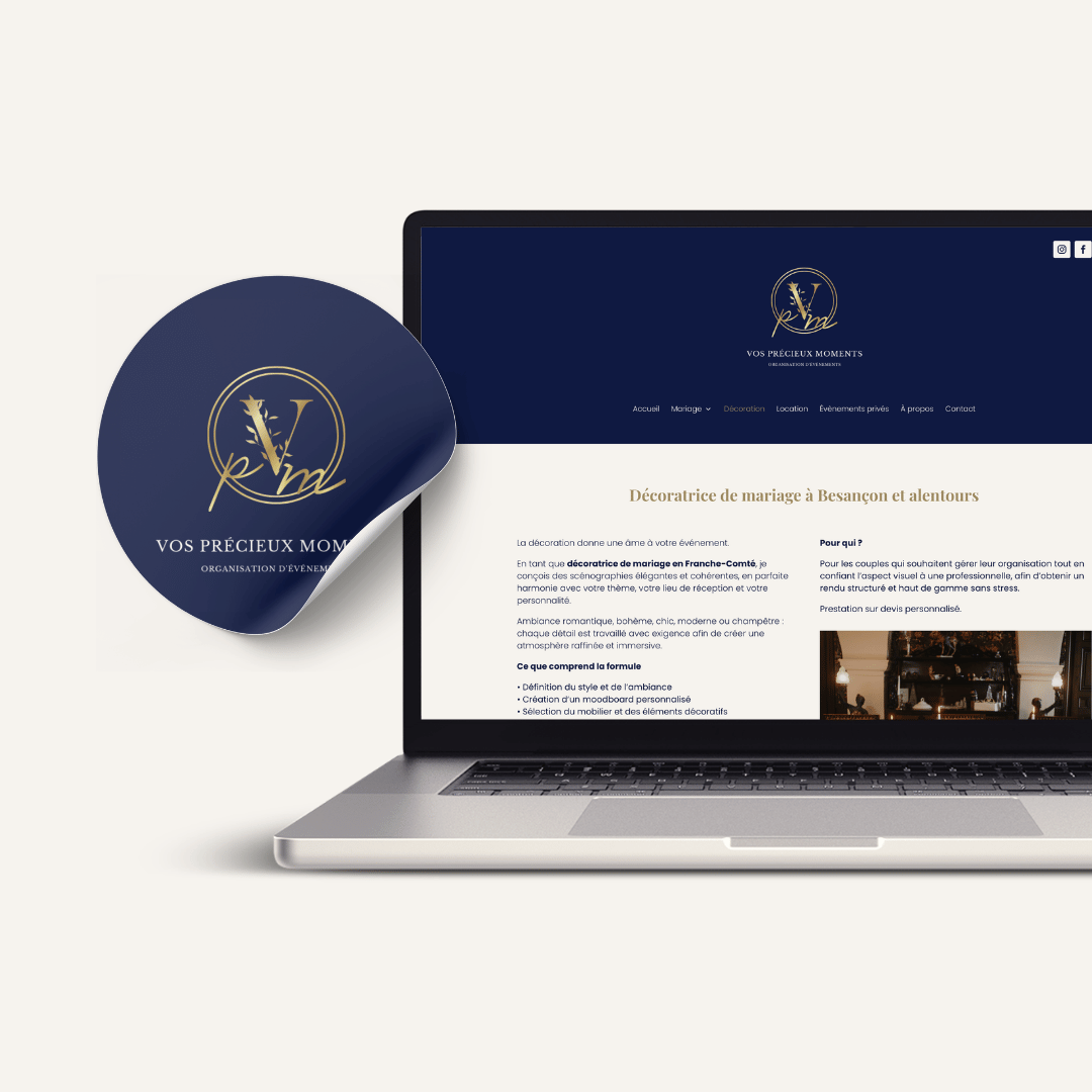 Vos précieux moments • Wedding planner, officiante de cérémonie et décoratrice